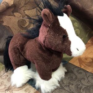 🛍️5/$20🛍️EUC GANZ WEBKINZ Clydesdale.